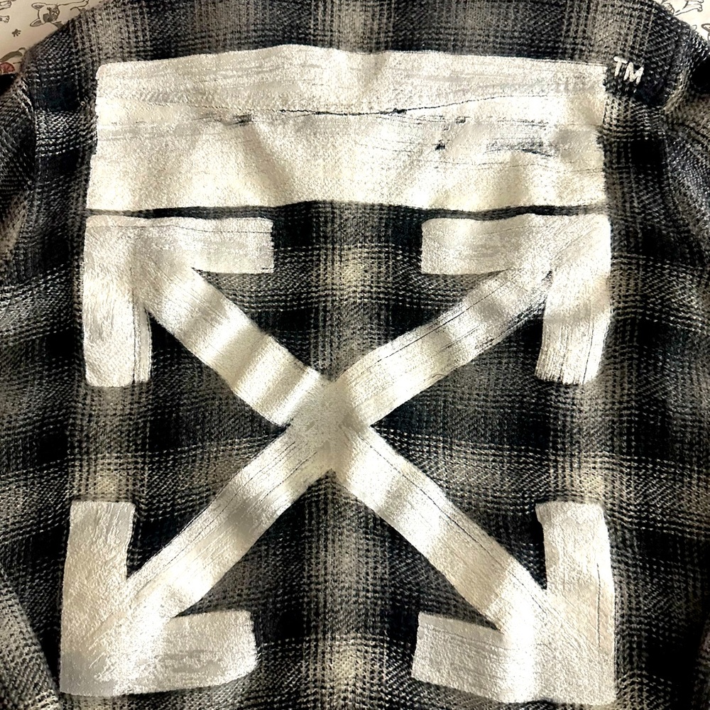 Offwhite Wool Flannel Warm Thick - image 4